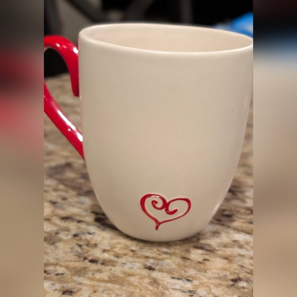 ❤️ Hidden Message Heart Handle Valentine’s Mug - "From the Bottom of My Heart - Picture 4 of 6